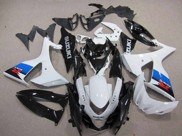 Discount 2009-2016 White Black Suzuki GSXR1000 Motorcycle Fairings Canada Discount 2009-2016 White Black Suzuki GSXR1000 Motorcycle Fairings Canada