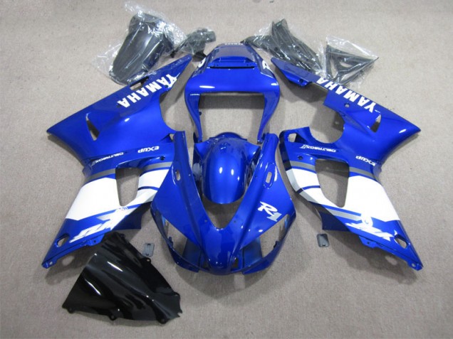 Discount 1998-1999 Blue White Decal Yamaha YZF R1 Moto Fairings Canada Discount 1998-1999 Blue White Decal Yamaha YZF R1 Moto Fairings Canada