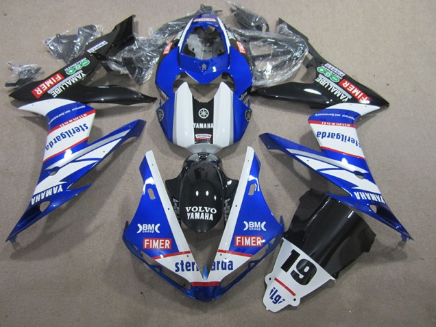 Discount 2004-2006 Blue White Volvo Sterilgarda 19 Yamaha YZF R1 Replacement Fairings Canada Discount 2004-2006 Blue White Volvo Sterilgarda 19 Yamaha YZF R1 Replacement Fairings Canada
