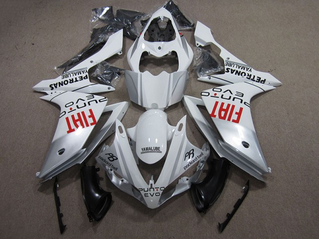 Discount 2007-2008 White Fiat Yamaha YZF R1 Bike Fairings Canada Discount 2007-2008 White Fiat Yamaha YZF R1 Bike Fairings Canada