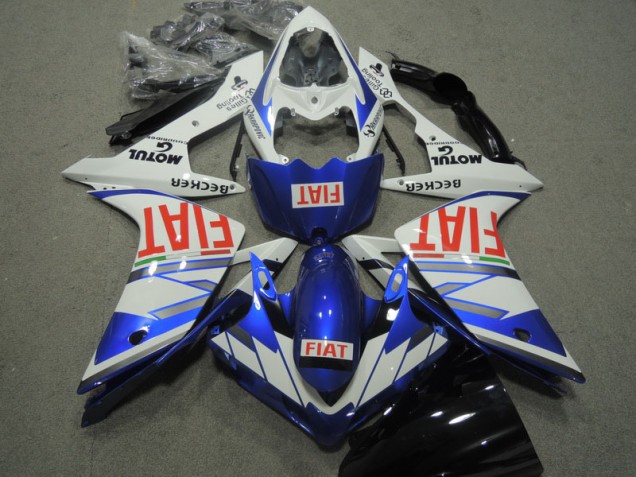 Discount 2007-2008 Blue White Red Fiat Yamaha YZF R1 Motorcycle Replacement Fairings Canada Discount 2007-2008 Blue White Red Fiat Yamaha YZF R1 Motorcycle Replacement Fairings Canada
