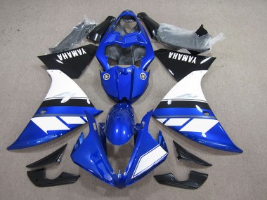 Discount 2012-2014 Blue Black White Yamaha YZF R1 Motorcycle Fairings Canada
