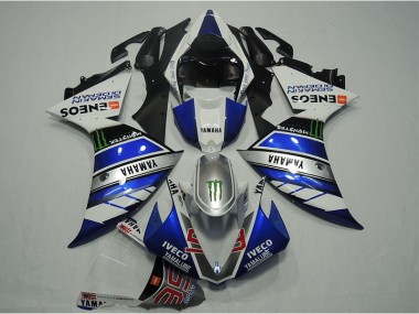 Discount 2012-2014 Blue White IVECO Yamaha YZF R1 Motorcycle Fairings Canada