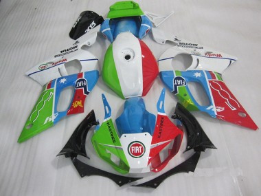 Discount 1998-2002 Blue Red Fiat Kastinee Yamaha YZF R6 Motorcycle Fairings Kit Canada