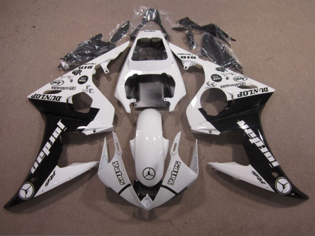 Discount 2003-2005 White Black Yamaha YZF R6 Motorbike Fairings Canada Discount 2003-2005 White Black Yamaha YZF R6 Motorbike Fairings Canada