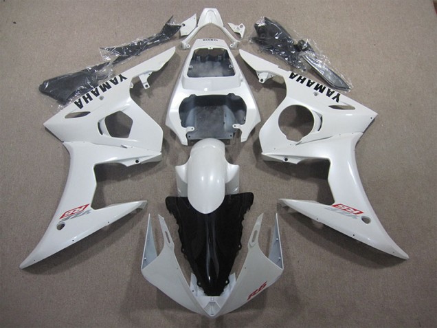 Discount 2003-2005 White Yamaha YZF R6 Bike Fairing Canada Discount 2003-2005 White Yamaha YZF R6 Bike Fairing Canada