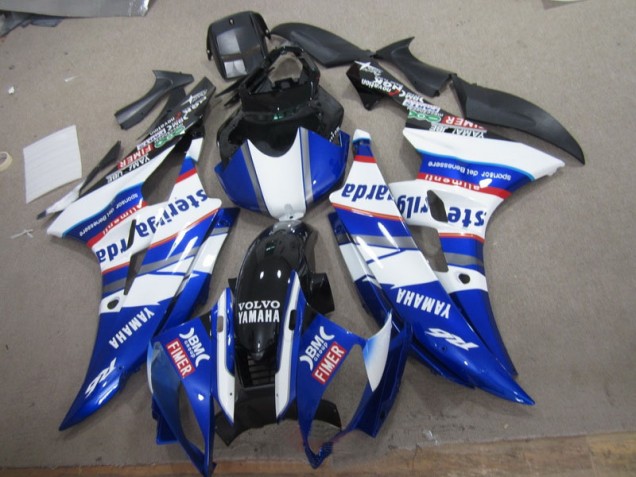 Discount 2006-2007 White Blue Sterilgarda Volvo Yamaha YZF R6 Motorcycle Fairings Canada Discount 2006-2007 White Blue Sterilgarda Volvo Yamaha YZF R6 Motorcycle Fairings Canada