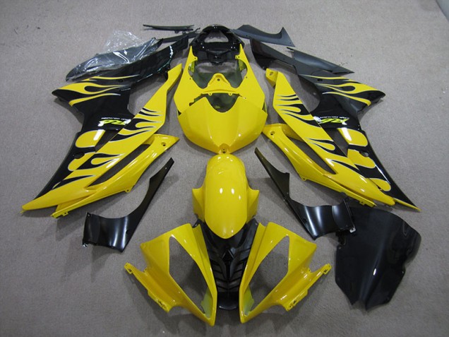 Discount 2008-2016 Yellow Black Flame Yamaha YZF R6 Motor Bike Fairings Canada Discount 2008-2016 Yellow Black Flame Yamaha YZF R6 Motor Bike Fairings Canada